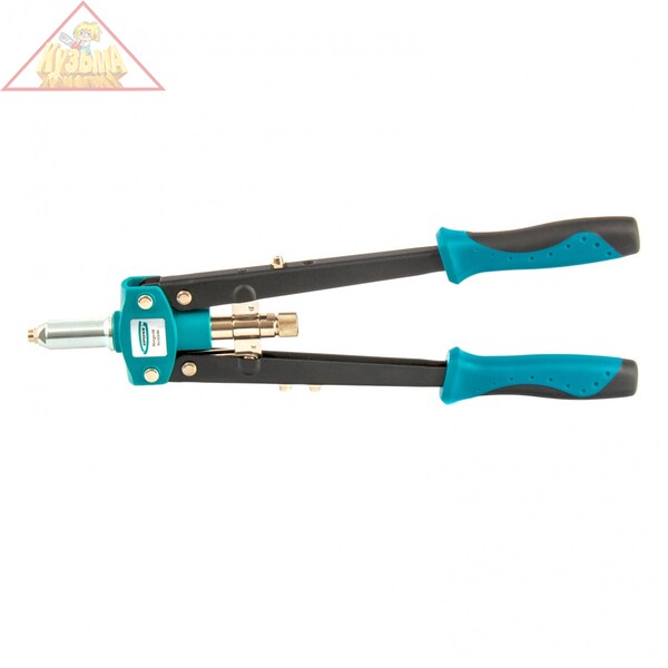 Заклепочник двуручный 420 мм, двухкомпонентные рукоятки, для заклепок 2.4-3.2-4.0-4.8 GROSS 40407