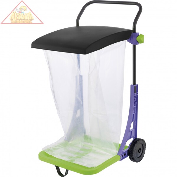 Тележка под мусорные пакеты с крышкой, 1 пакет в комплекте Palisad, 68933