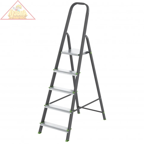 Стремянка, 7 ступеней, алюминиевый профиль, СибрТех, 97809