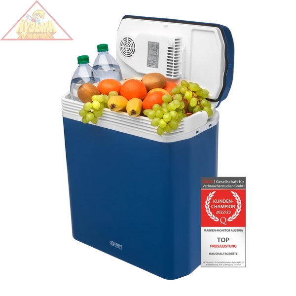 Автохолодильник FIRST 5170-4-USB, 24 л, 220В/12В, power bank, синий