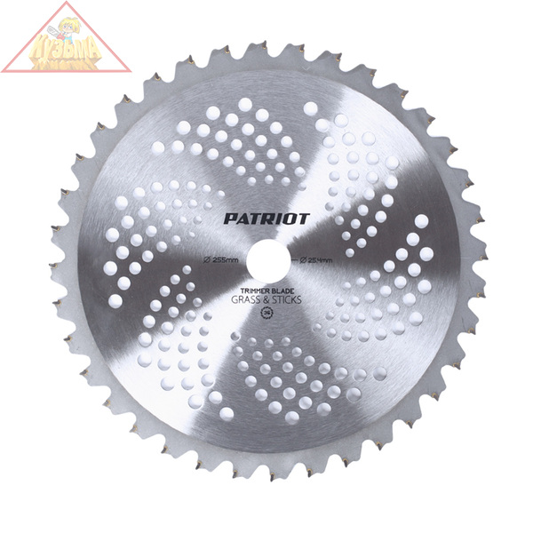 Нож PATRIOT TBM-36 (D=255x25.4мм, 36 твердосплавных зубьев) 809115221