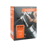 Пневмокраскораспылитель PATRIOT LV 162В. н/б 1,0 л, сопло 1,5 мм, ,141- 200 л/мин, быстросъем 1/4". 830901010