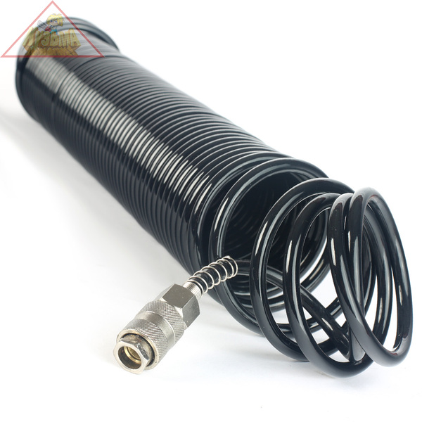 Шланг спиральный PATRIOT PU 15, полиуретан, длина 15 м, диаметр 6x8 мм, быстросъем. 830901045