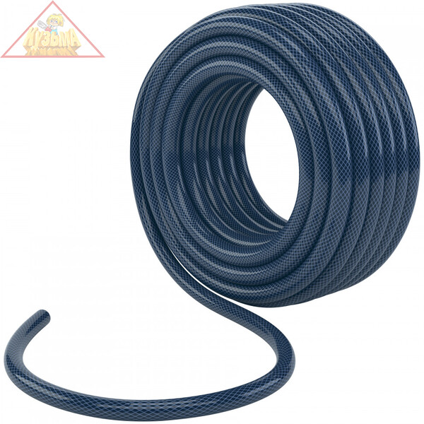 Шланг поливочный армированный 3 слойный ПВХ 3/4", 50 м, "Садовод", Сибртех, 67239