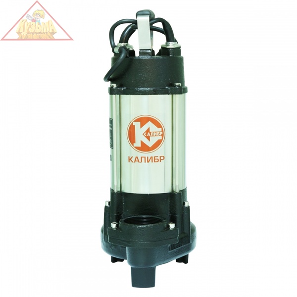 Погружной центробежный фекальный насос Калибр НПЦ-1800НФ, арт. 00000075104