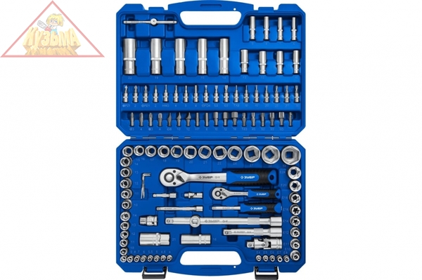 Универсальный набор инструмента ЗУБР Профессионал А-110 110 предметов 27635-H110_z01