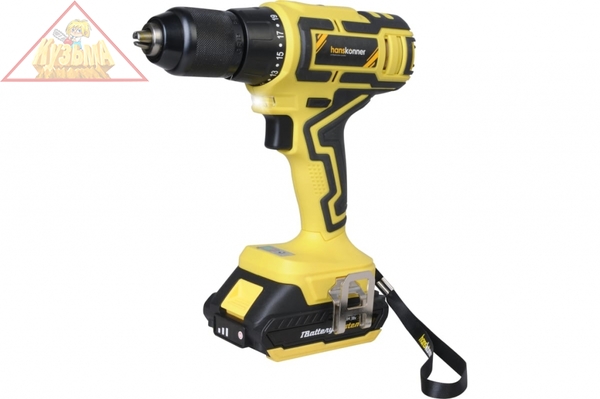 Аккумуляторный шуруповерт Hanskonner HCD1855R 1BatterySystem