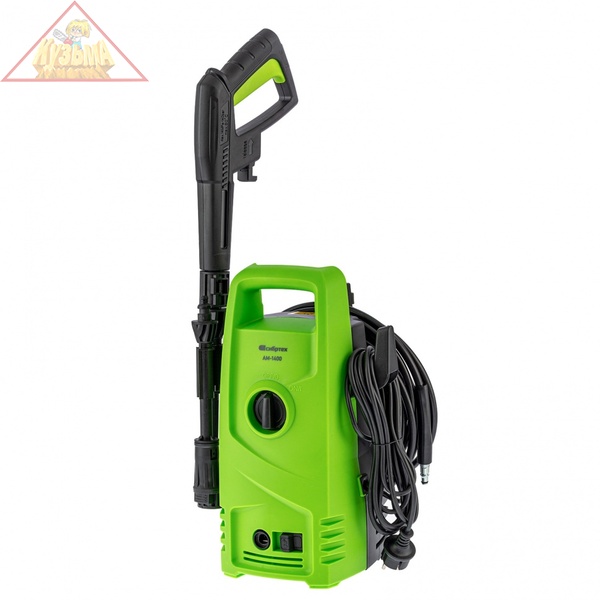 Моечная машина высокого давления АМ-1400, 1400 Вт, 105 бар, 330 л/ч, переносная Сибртех 58221