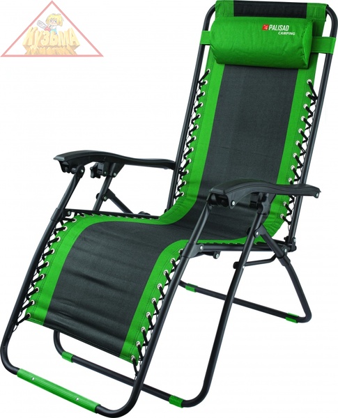 Кресло-шезлонг складное, многопозиционное 160 х 63,5 х 109 cм Camping Palisad, 69606