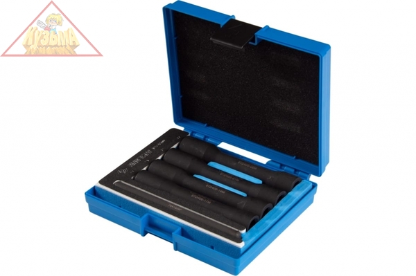 Набор торцевых ключей для поврежденных гаек и болтов 1/2"DR, 17, 19, 21, 22 мм, 5 предметов KING TONY 9TD165MR