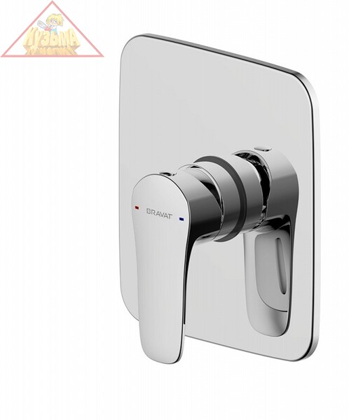 Встраиваемый смеситель 1-функц. для душа Bravat Source PB8173218CP-ENG