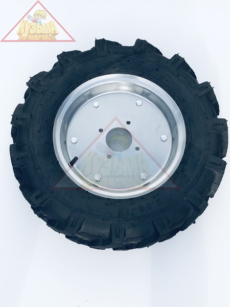 Колесо в сборе пневмо 5.00-12 (шина+камера+диск) "Елочка" 4 отв. 01.015.00059