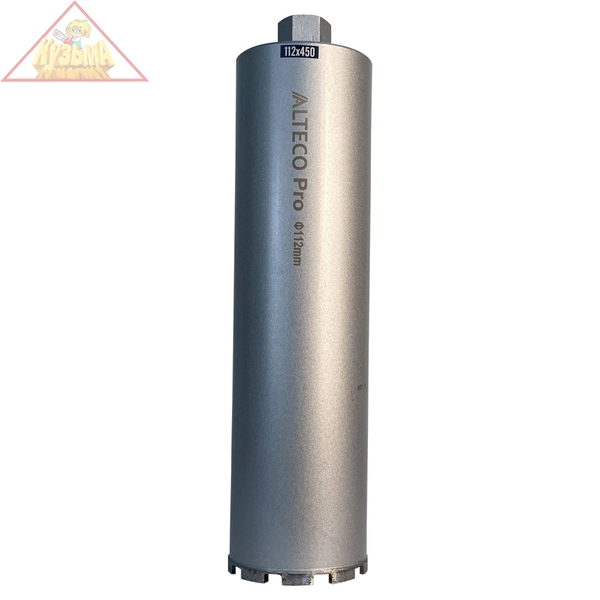 Алмазная коронка ALTECO Pro 112х450, 52155