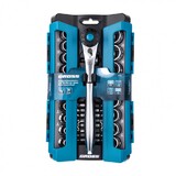 Набор торцевых головок, трещотка 120 зубьев, 36 предметов, 1/2" CrV, Gross, арт. 14144