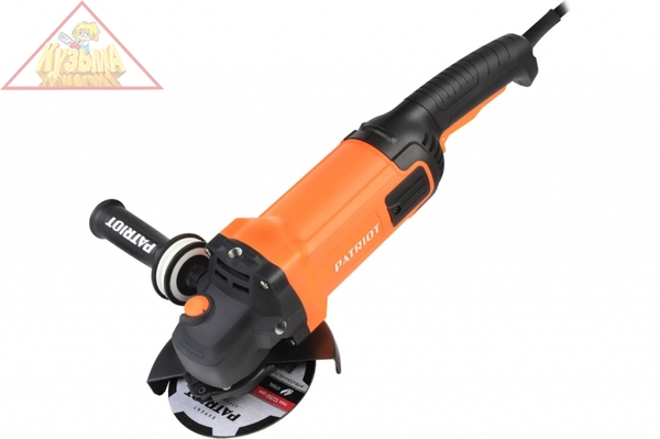 Углошлифовальная машина (УШМ) PATRIOT AG 190 тонкий корпус, пылезащищенная арт 110301180