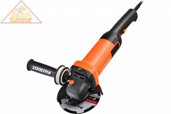 Углошлифовальная машина PATRIOT AG 128 тонкий корпус, пылезащищенная арт 110301128