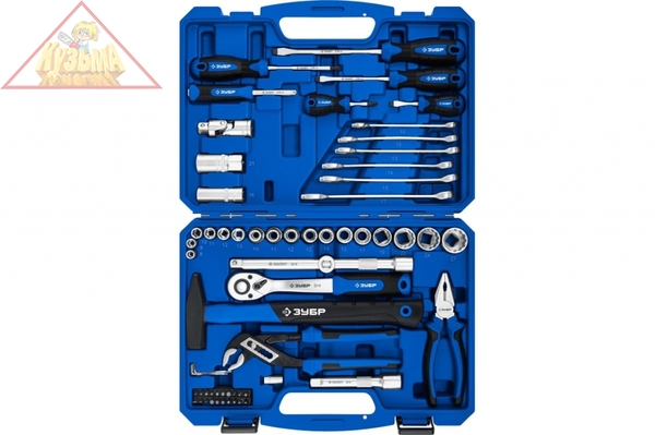 Универсальный набор инструмента ЗУБР Универсал-63 63 предмета 27670-H58_z01