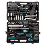 Набор инструментов 115 предметов, 120 зубьев, CrV, 1/4", 1/2" GROSS, арт. 14152