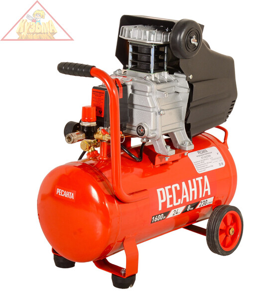 Компрессор поршневой масляный Ресанта КП-24/230М арт. 74/7/1