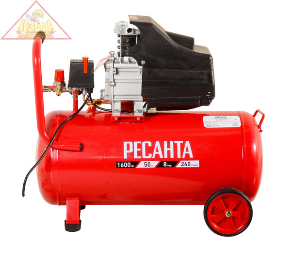 Компрессор масляный Ресанта КП-50/240М арт. 74/7/2