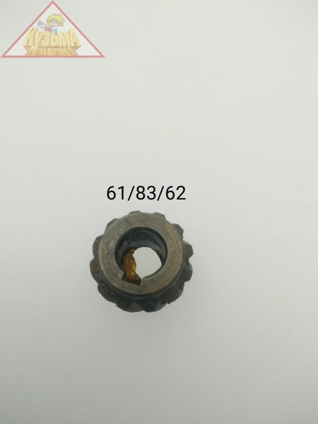 Малое зубчатое колесо для УШМ-125/1100(25) KEY Вихрь (арт. 61/83/62)