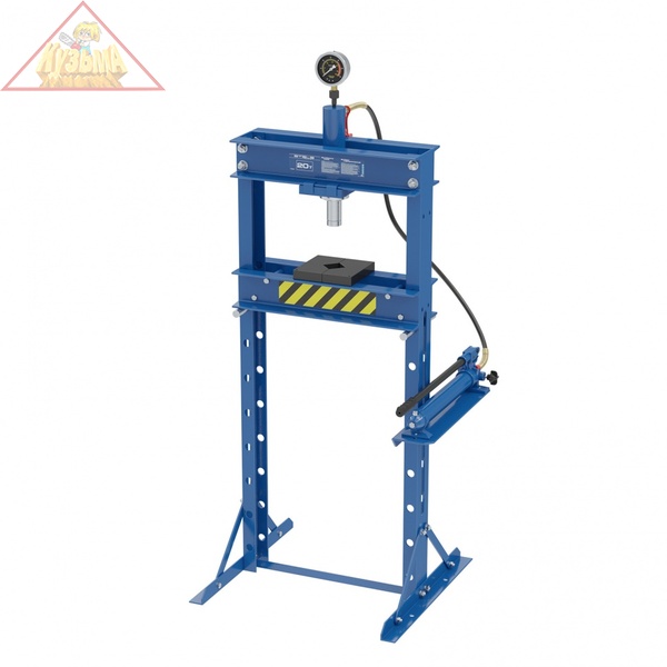 Пресс гидравлический с манометром, 20 т (комплект из 2 частей) Stels, арт. 52303		