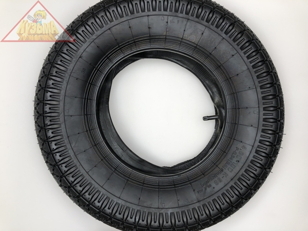 Колесо пневмо к телеге МБ р. 4.00-10 (шина+камера) 