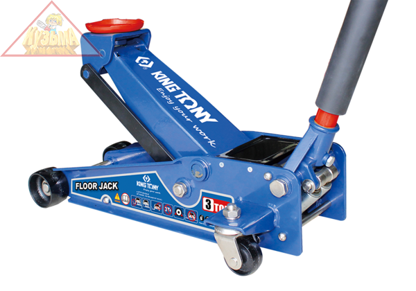 Домкрат подкатной 3 т KING TONY 9TYT132-03A-B