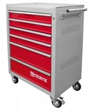 Тележка инструментальная 6-ти полочная (серая с красными ящиками) Thorvik TT6GR-R