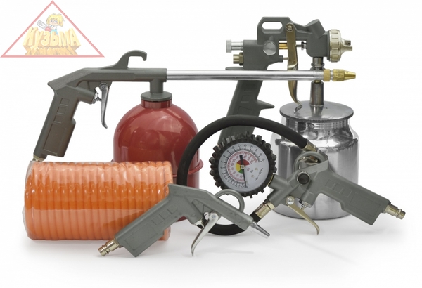 Набор пневмоинструментов из 5 предметов Парма НПИ 005-2 (арт. 02.020.00015)