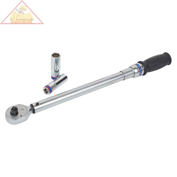 Динамометрический ключ серии "EXACT", 1/2", 40-200 Нм, для левой и правой резьбы, футляр KING TONY 34462-1DG