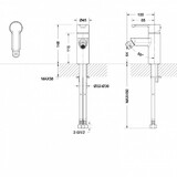 Смеситель для биде Bravat STREAM F33783C