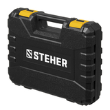 Бесщеточная дрель-шуруповерт STEHER CDB-120-2, 12 В, 35 Нм, 2 АКБ х 2 Ач, кейс