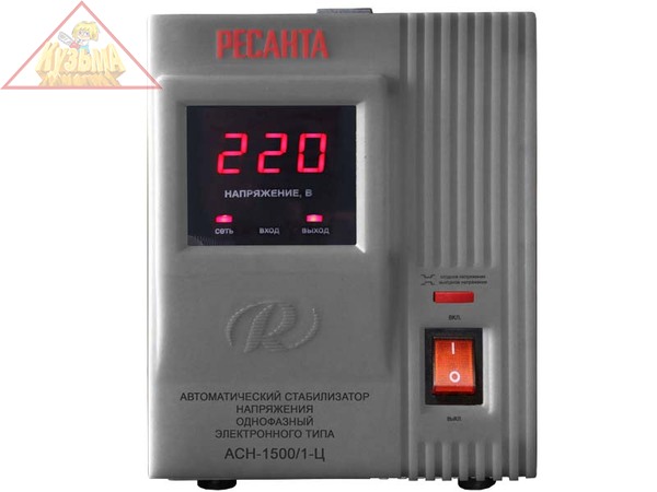 Стабилизатор АСН-1500/1-Ц Ресанта 63/6/3