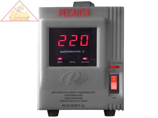 Стабилизатор АСН-500/1-Ц Ресанта 63/6/1