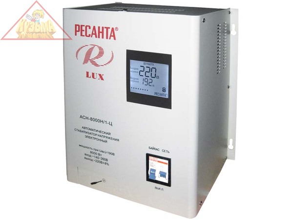 Стабилизатор АСН-8000Н/1-Ц Ресанта Lux 63/6/17