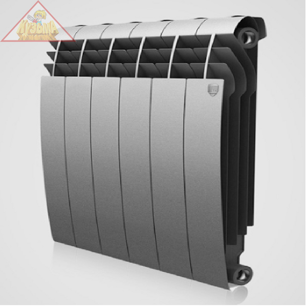 Радиатор Royal Thermo BiLiner 500 /Silver Satin - 6 секц. RTBSS50006, арт. НС-1176318 