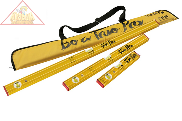 STABILA Набор Уровней Pro Set 80AS (80AS-2 60,120 см; 80AS 30 см; сумка для ватерпасов)