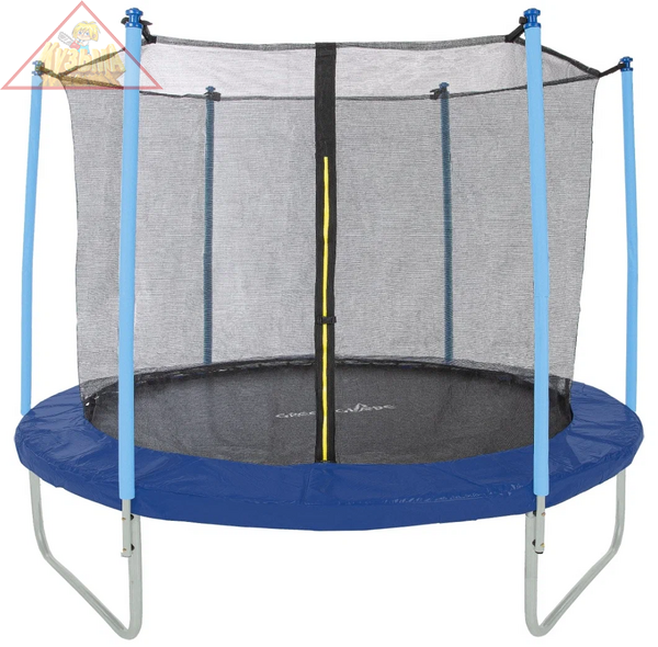 Батут 10-футовый 3 ножки 6 стоек без верхнего кольца (fiber rod), Green Glade B7102