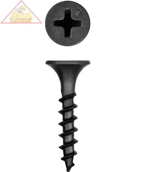 Саморезы СГД гипсокартон-дерево, 25 х 3.5 мм, 9 000 шт, фосфатированные, KRAFTOOL 3005-25