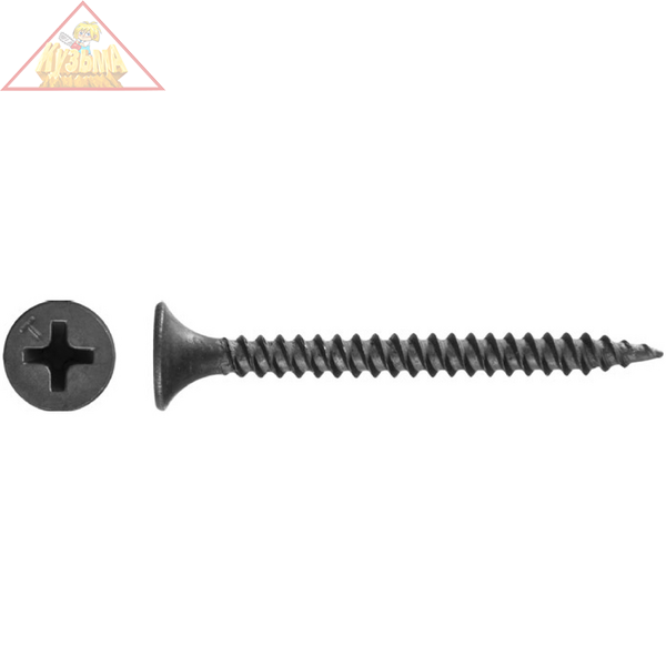 Саморезы СГМ гипсокартон-металл, 35 х 3.5 мм, 5 800 шт, фосфатированные, KRAFTOOL 3001-35