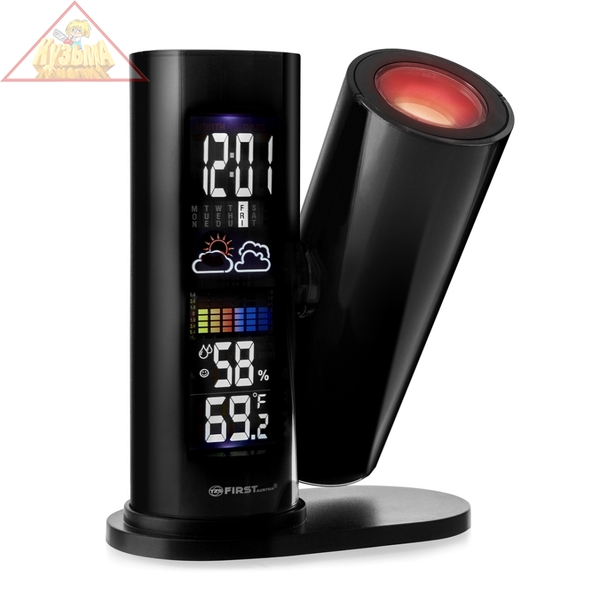 Метеостанция с проектором FIRST FA-2460-6 Black