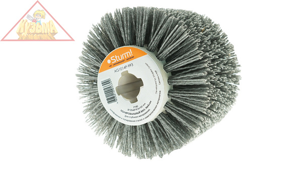 Щетка нейлоновая для браширования древесины Sturm! AG1014P-993 (120 мм; K180)