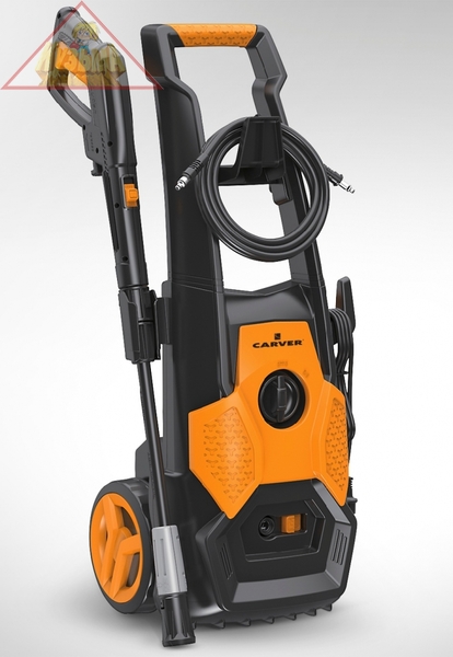 Мойка выс. давл. CARVER CW-1601С (1600 Вт, 90-120 бар, 6-7 л/мин, колеса)