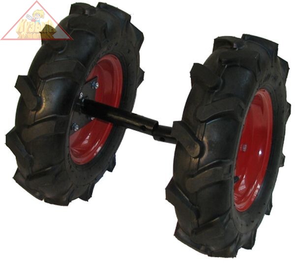 Колесо в сборе пневмо 4.00-10 (шина+камера+диск) "Елочка" S-24 шестигранник