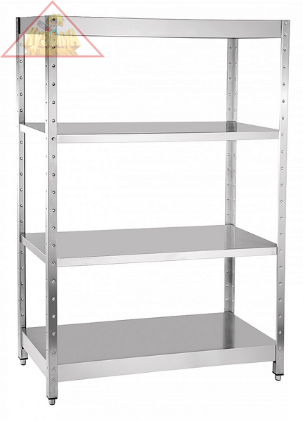 Стеллаж СК-5-4 (400х1500х1740мм) нерж. Abat арт.210000080809