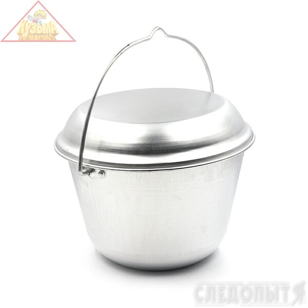 Котелок костровой "СЛЕДОПЫТ" конический, 6 л, алюм. PF-CWS-P98