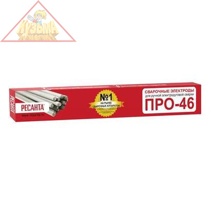 Электрод Ресанта ПРО-46, Ф3,0, пачка 3кг (арт. 71/6/37)
