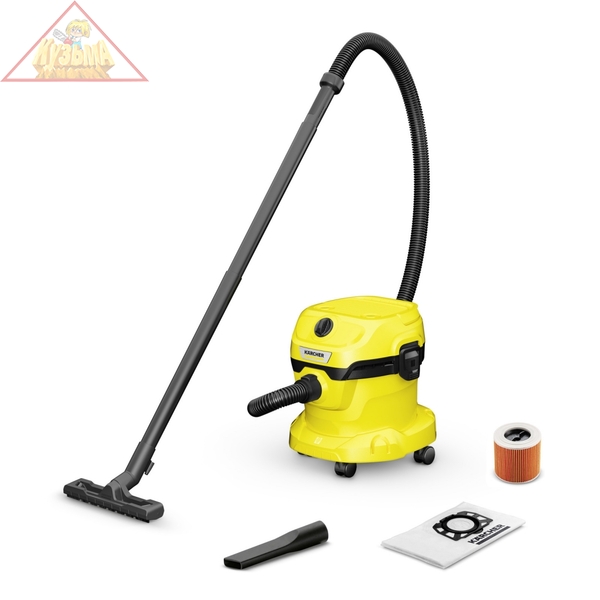 Хозяйственный пылесос WD 2 PLUS V-12/6/18/C.Karcher.1.628-015.0