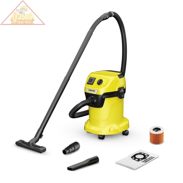 Хозяйственный пылесос WD 3 P V-17/4/20.Karcher .1.628-170.0